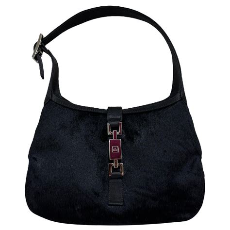 gucci borsa cavallino nera vestiarie collective|Gucci pre owned.